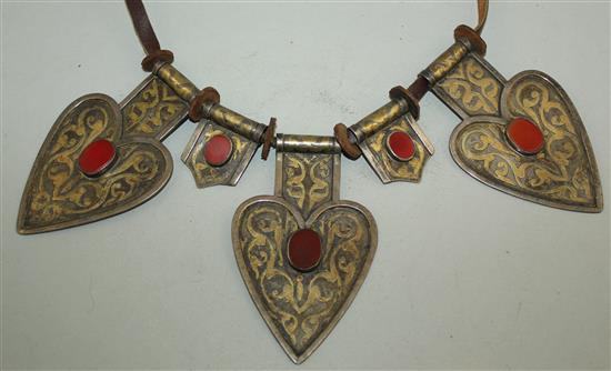 A large collection of Carakalpak Uzbekistan jewellery,